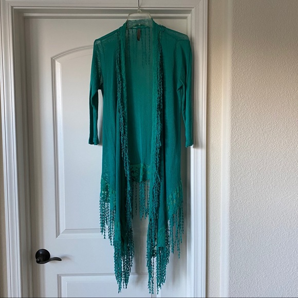 Gorgeous, Sheer Sweater/Shawl by XCVI - Picture 3 of 7